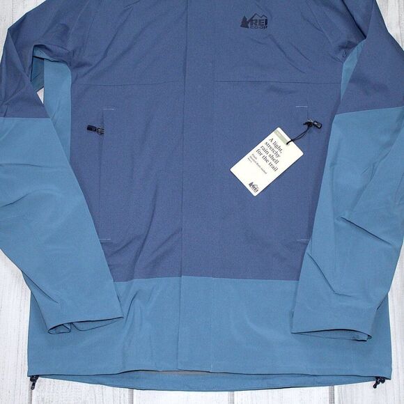 NEW REI Co-op Flash Stretch Rain Jacket - Men's - Picture 3 of 9